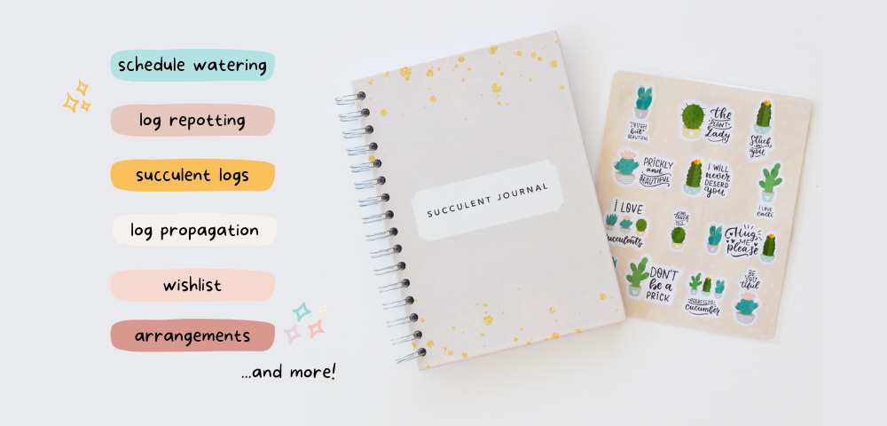 The ultimate succulent collection journal where you can keep track and record your plants